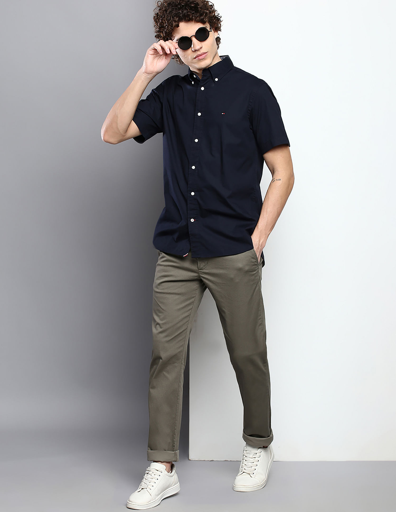 Tommy Hilfiger Textured Bleecker Casual Trousers