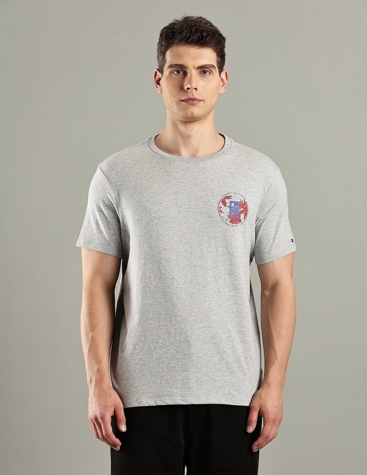 Tommy Hilfiger Logo Regular-Fit Cotton T-Shirt