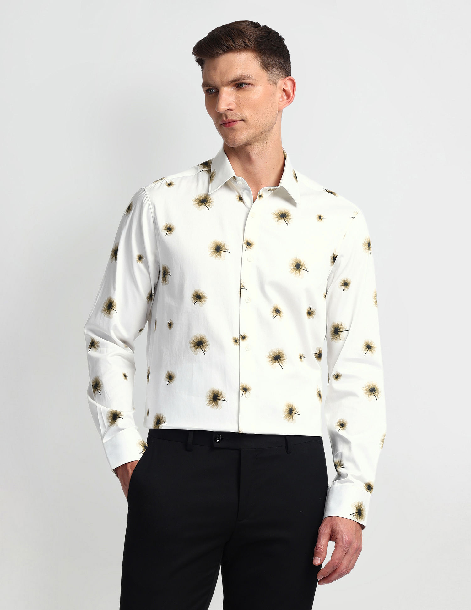 Arrow 1851 Digital Print Tailored Shirt