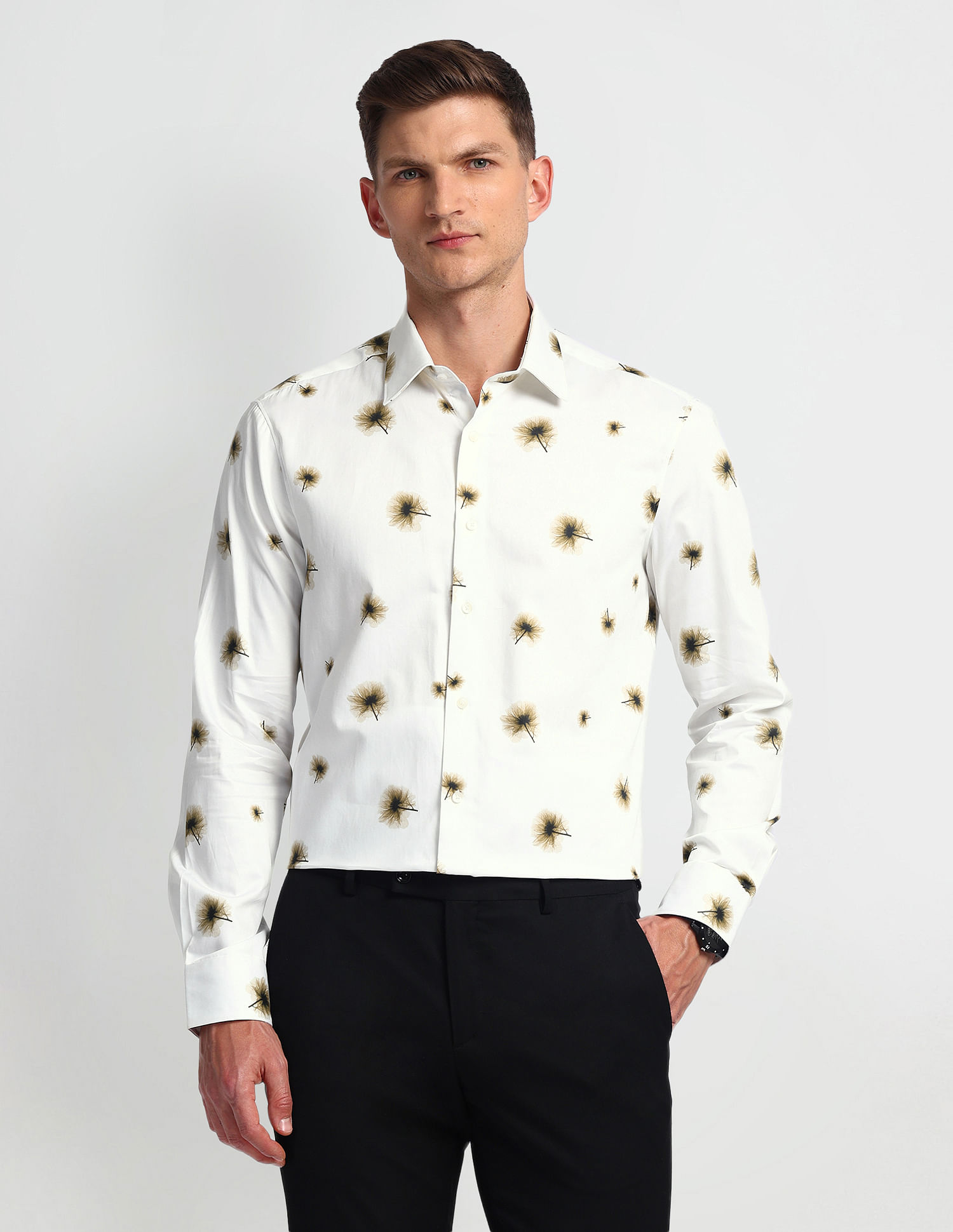 Arrow 1851 Digital Print Tailored Shirt