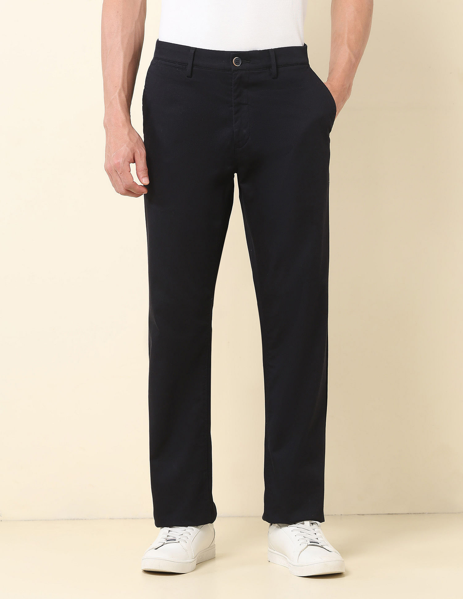 U.S. Polo Assn. Riley Straight Fit Dobby Trousers