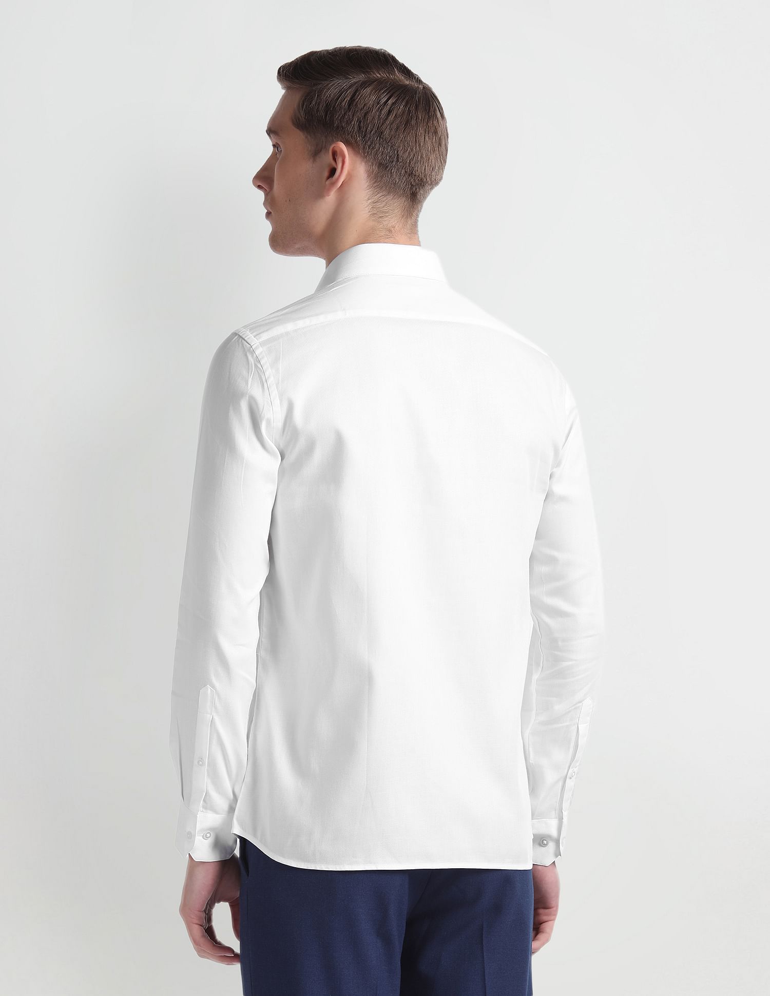 Arrow Self Design Cotton Shirt