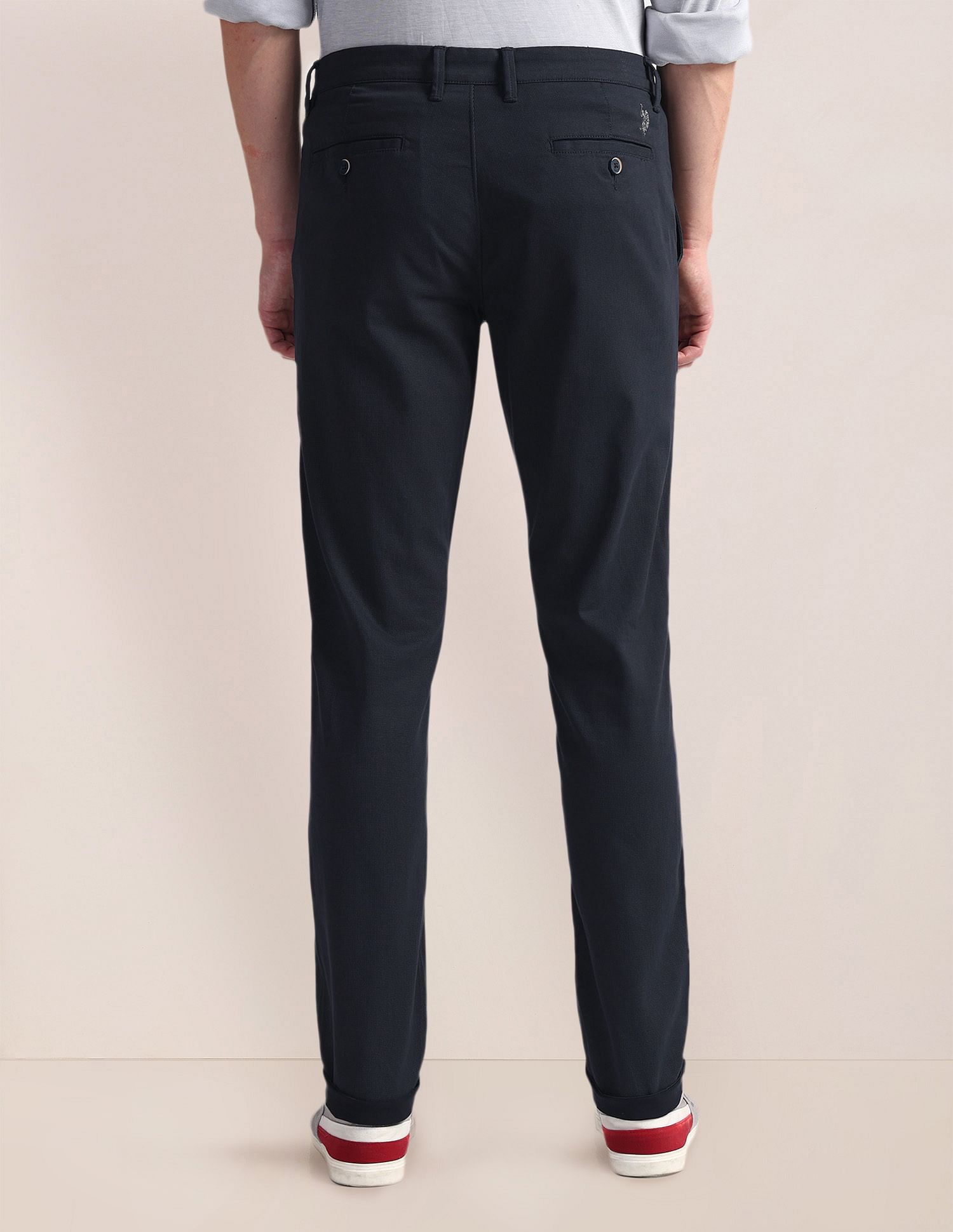 U.S. Polo Assn. Geometric Print Twill Trousers