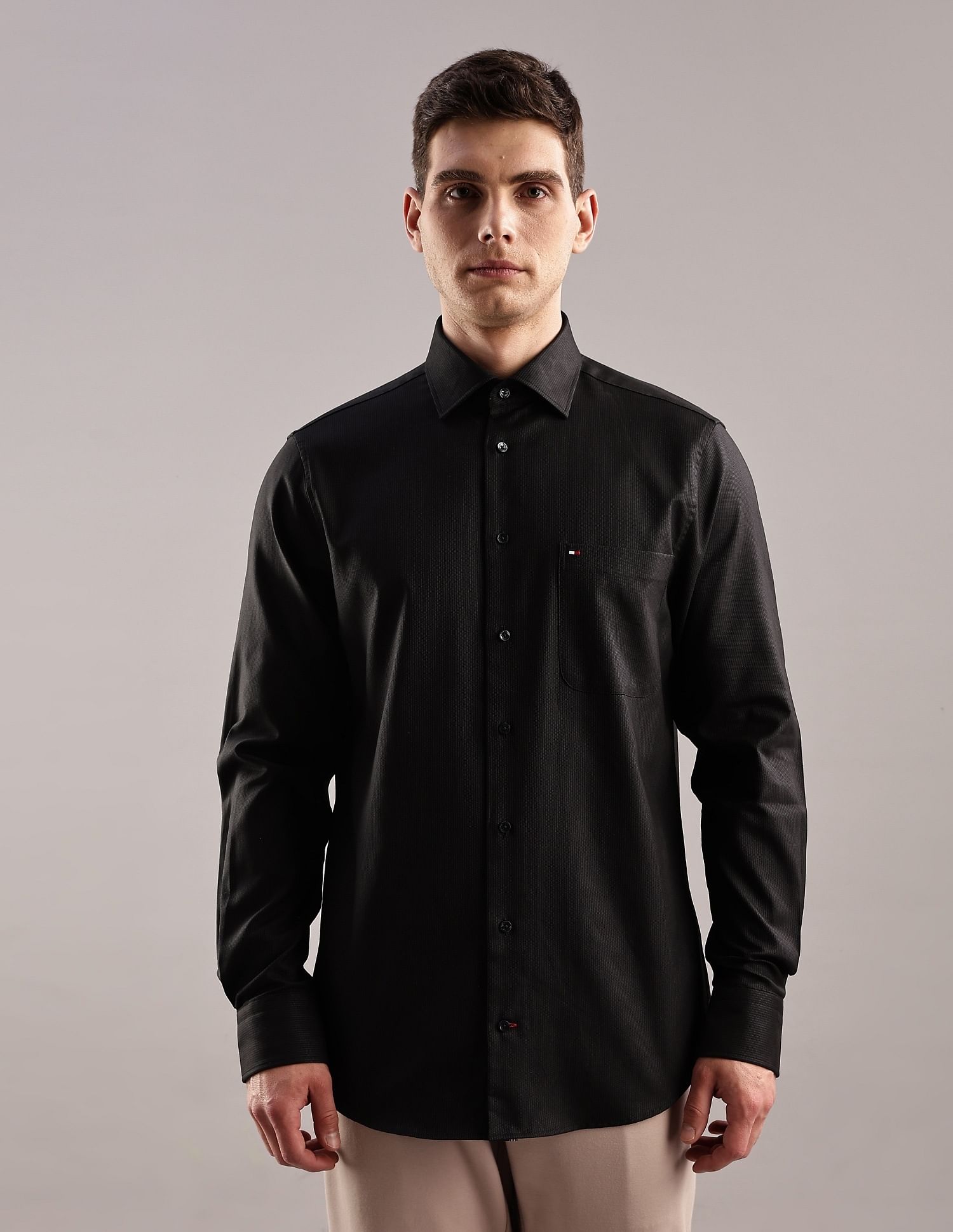Tommy Hilfiger Striped Regular-Fit Cotton Shirt