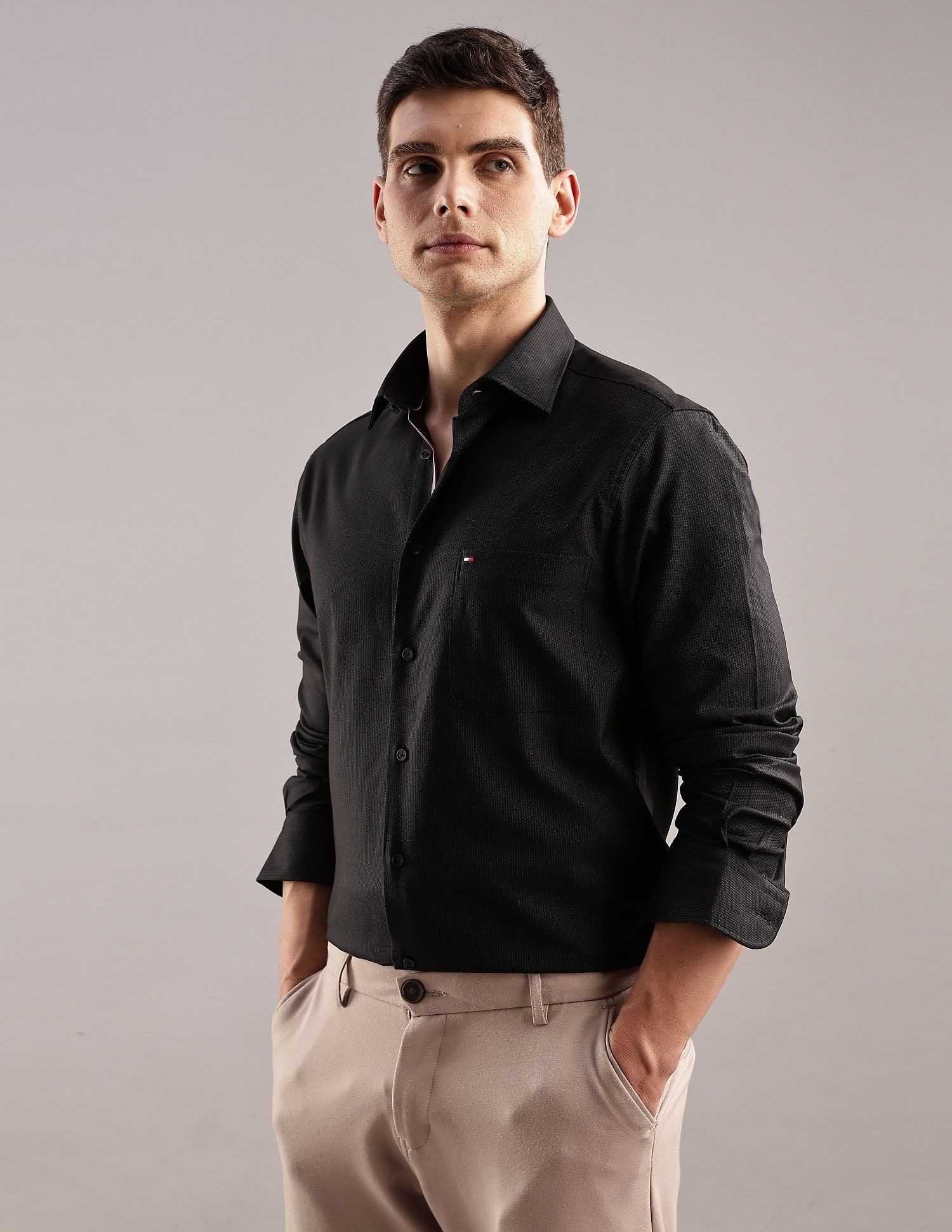 Tommy Hilfiger Striped Regular-Fit Cotton Shirt