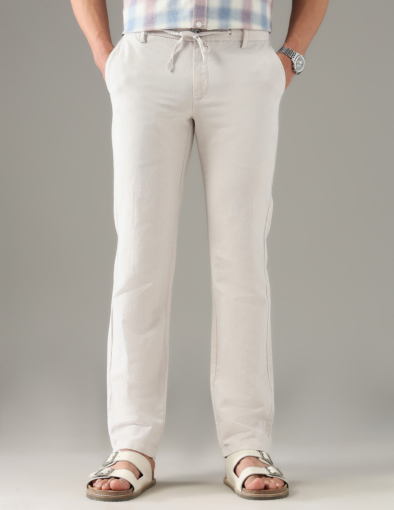 Arrow Sport Solid Spring Sorbet Trousers