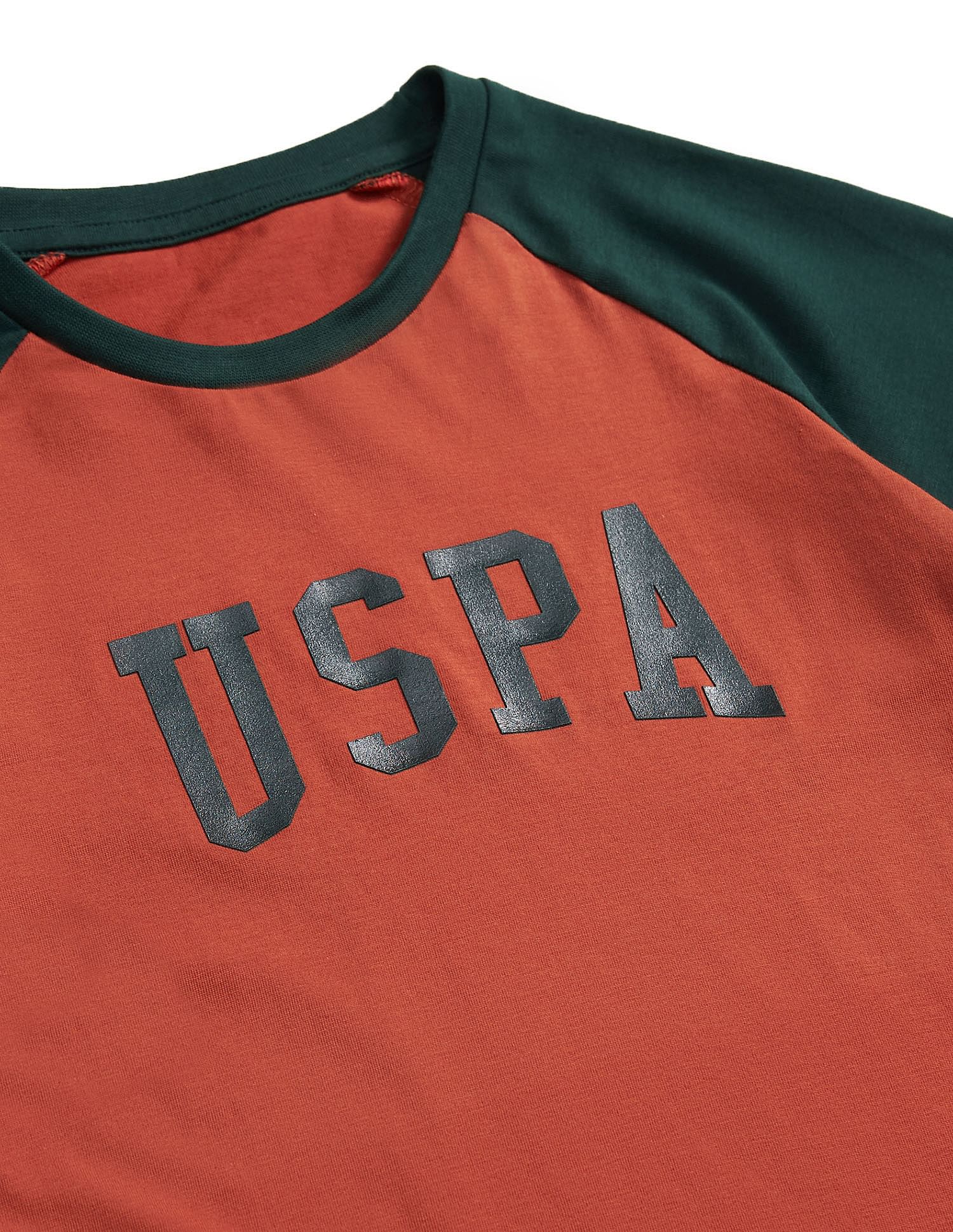 USPA Innerwear Boys Raglan Sleeve LKE01 Lounge T-Shirt - Pack Of 1