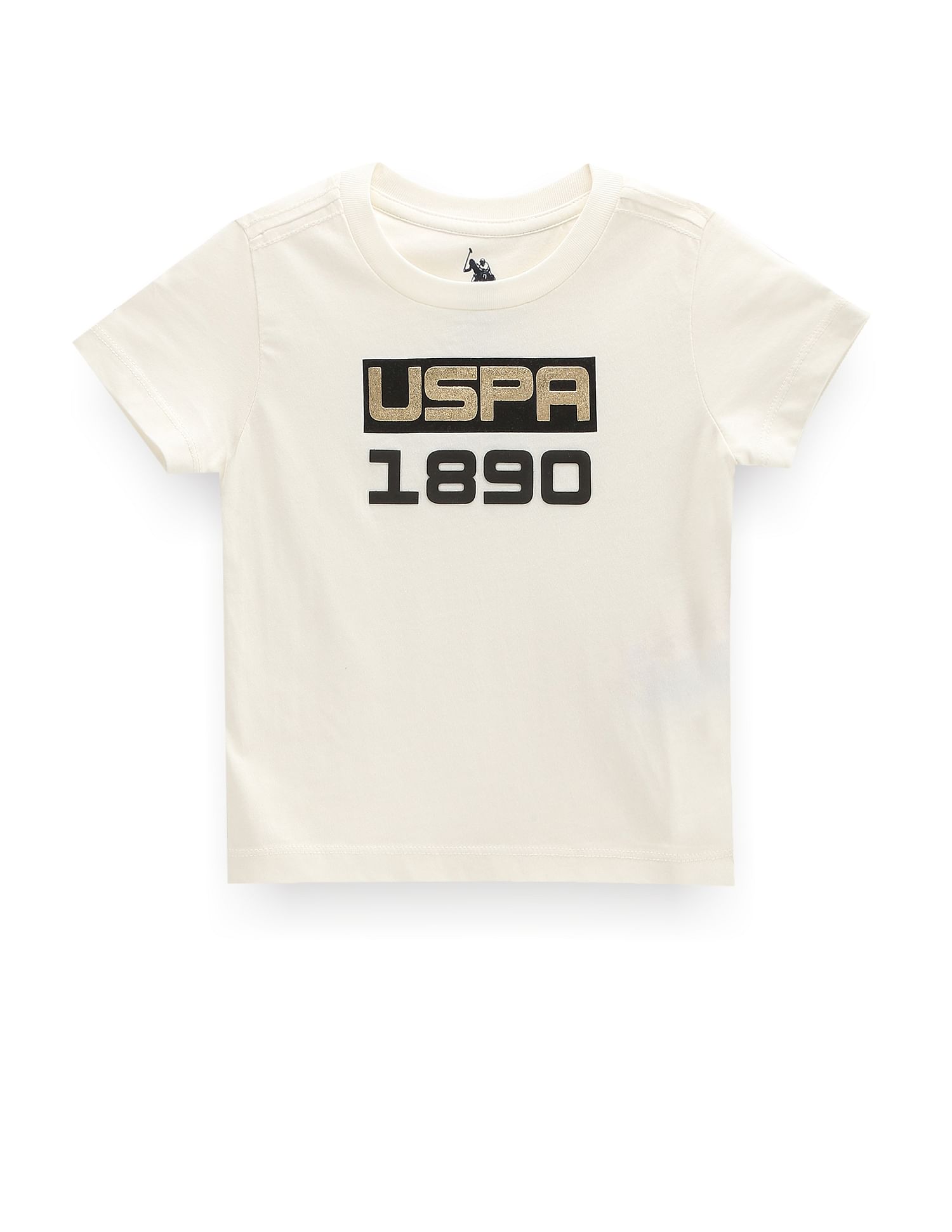 U.S. Polo Assn. Kids Boys Brand Print Cotton T-Shirt