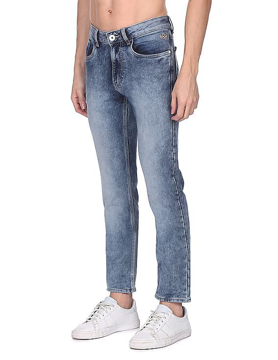 Flying Machine Michael Slim Tapered Fit Mid Rise Jeans