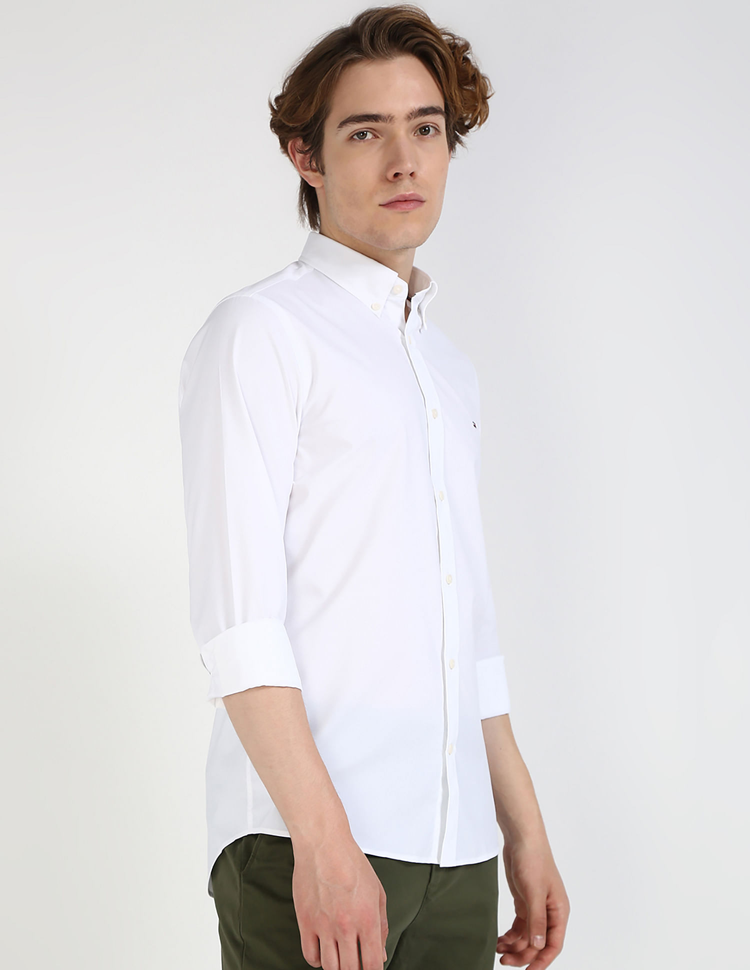Tommy Hilfiger Performance Poplin Slim Fit Shirt