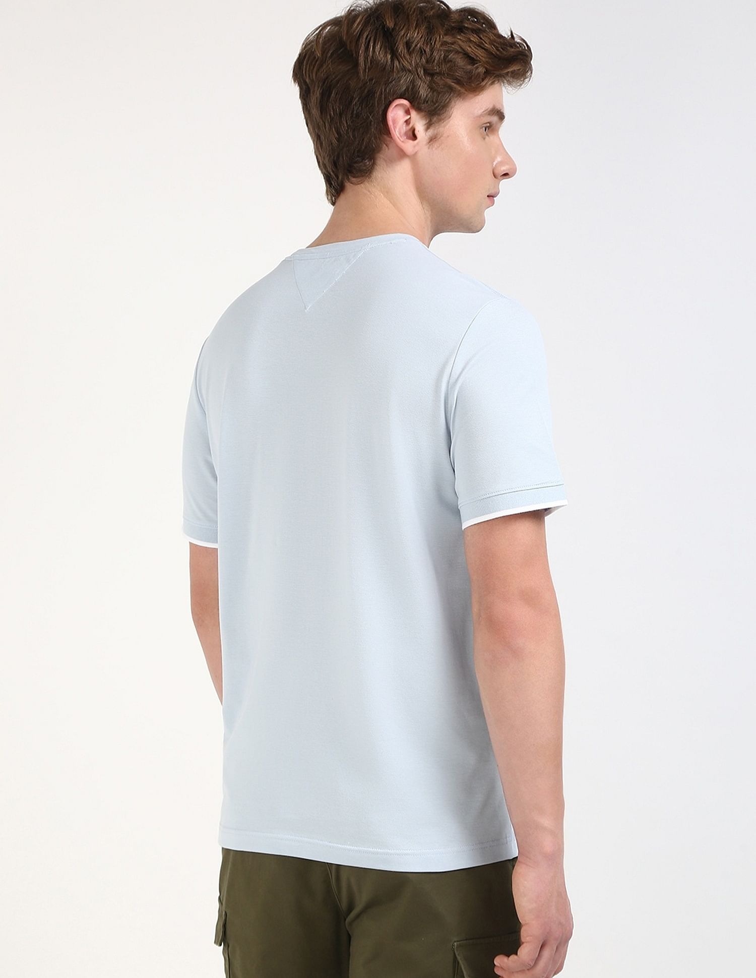Tommy Hilfiger Solid Regular-Fit Cotton T-Shirt