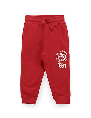 U S Polo Assn Kids Boys Solid Logo Joggers