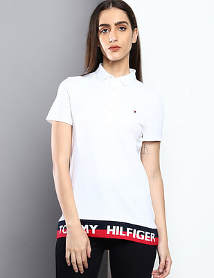 Women Tshirts Tommy Hilfiger Polo - Buy Women Tshirts Tommy Hilfiger Polo  online in India