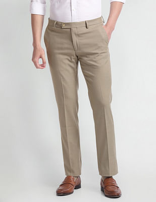 Arrow Slim Fit Smart Flex Trousers