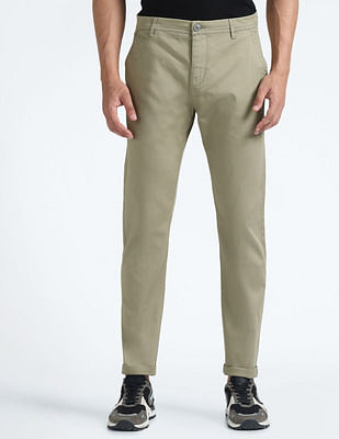 Flying Machine Slash Slim Tapered Fit Twill Chinos