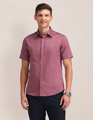 U S Polo Assn Tailored Fit Satin Shirt