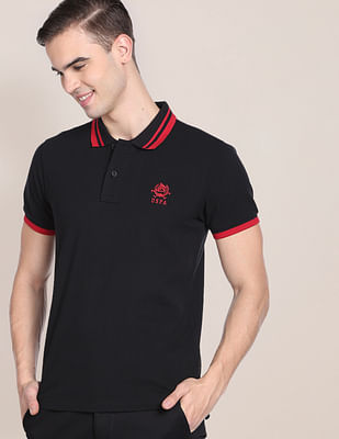 U S Polo Assn Solid Cotton Polo Shirt