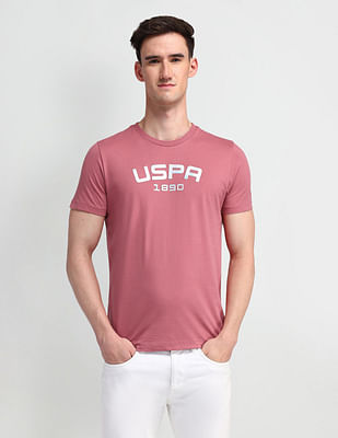 U S Polo Assn Denim Co Brand Printed Muscle Fit T-Shirt