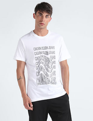 Calvin Klein Jeans Institutional Warp Cotton T-Shirt