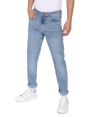 Buy Flying Machine Slash Slim Tapered Fit Jeans