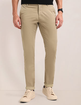 U S Polo Assn Denver Slim Fit Mid Rise Trousers