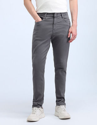 Flying Machine Mid Rise Slim Tapered Fit Jeans