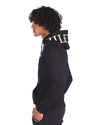 Buy Tommy Hilfiger Men Black Brand Print Hoodie Sweatshirt - NNNOW.com