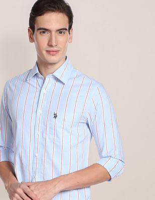 U S Polo Assn Iconic Oxford Stripe Shirt