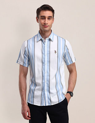 U S Polo Assn Tailored Fit All-over Shirt