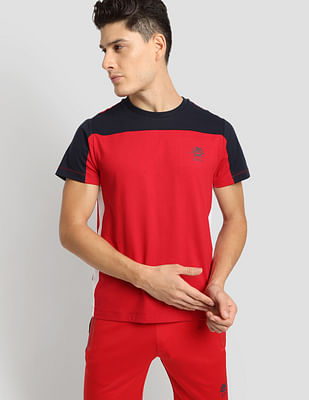 U S Polo Assn Colour Block Active T-Shirt