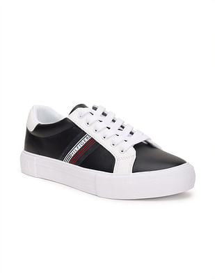 Tommy Hilfiger Women Solid Lace Up Sneakerss