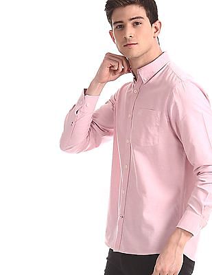 mens pink oxford shirt