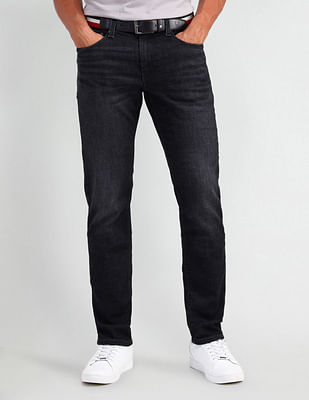 U S Polo Assn Denim Co Brandon Slim Tapered Fit Black Jeans