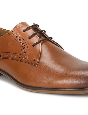 Buy Arrow Brogue Leather Ridges 2.0 Derby Shoes - NNNOW.com