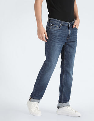 Calvin Klein Jeans Stone Wash Body Fit Jeans