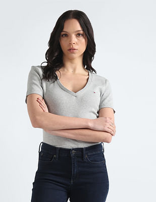 Tommy Hilfiger Womens Basic Essential Cotton Easy Soft : :  Clothing, Shoes & Accessories