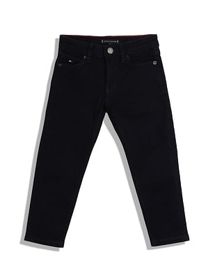 Tommy Hilfiger Kids Boys Mid Rise Rinsed Jeans