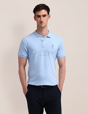 U S Polo Assn Slim Fit Solid Polo Shirt