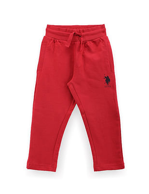 U S Polo Assn Kids Boys Drawstring Waist Track Pants