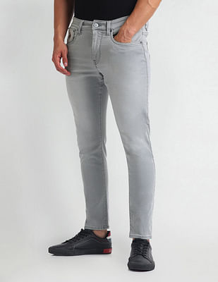 U S Polo Assn Denim Co Henry Cropped Fit Grey Jeans