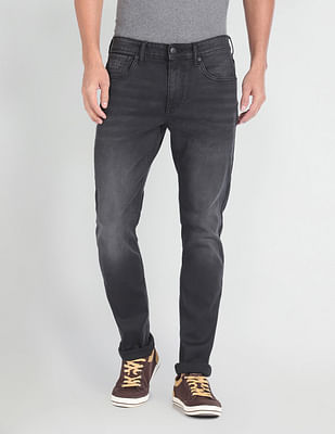 U S Polo Assn Denim Co Brandon Slim Tapered Fit Black Jeans