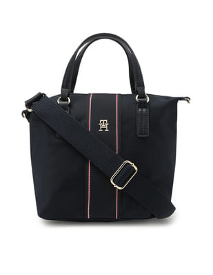 Price History of Tommy Hilfiger Solid Blue Nylon Handbags from