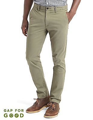 gap khakis skinny stretch