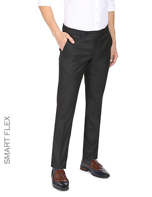 Buy BLACKBERRYS Mens Slim Fit Solid Formal Trousers  Shoppers Stop