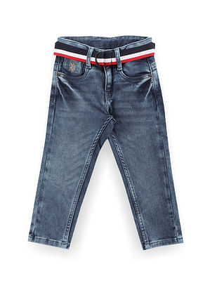 U S Polo Assn Kids Boys Slim Fit Blue Jeans