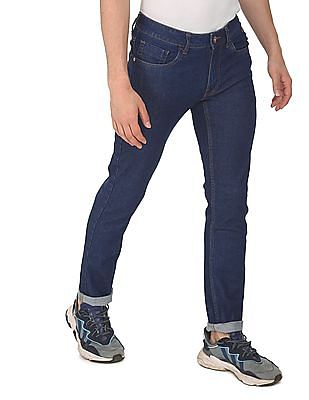 Flying Machine Michael Slim Tapered Fit Mid Rise Jeans