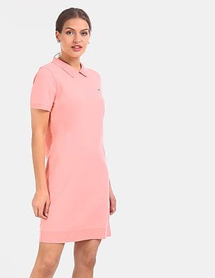 tommy hilfiger pink dress