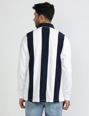 Buy Tommy Hilfiger Vertical Stripe Rugby Polo Shirt - NNNOW.com