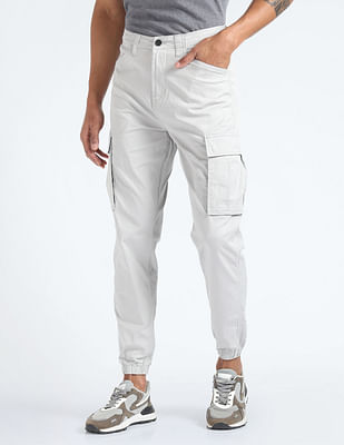 Flying Machine Slim Jogger Fit Cargo Trousers