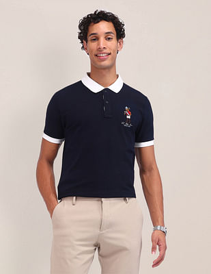 U S Polo Assn Slim Fit Solid Polo Shirt